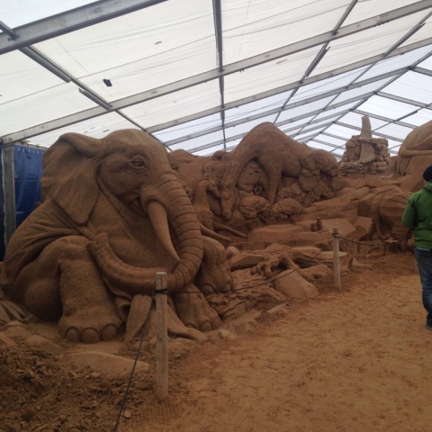Sandskulpturen-Festival  2016 in Binz