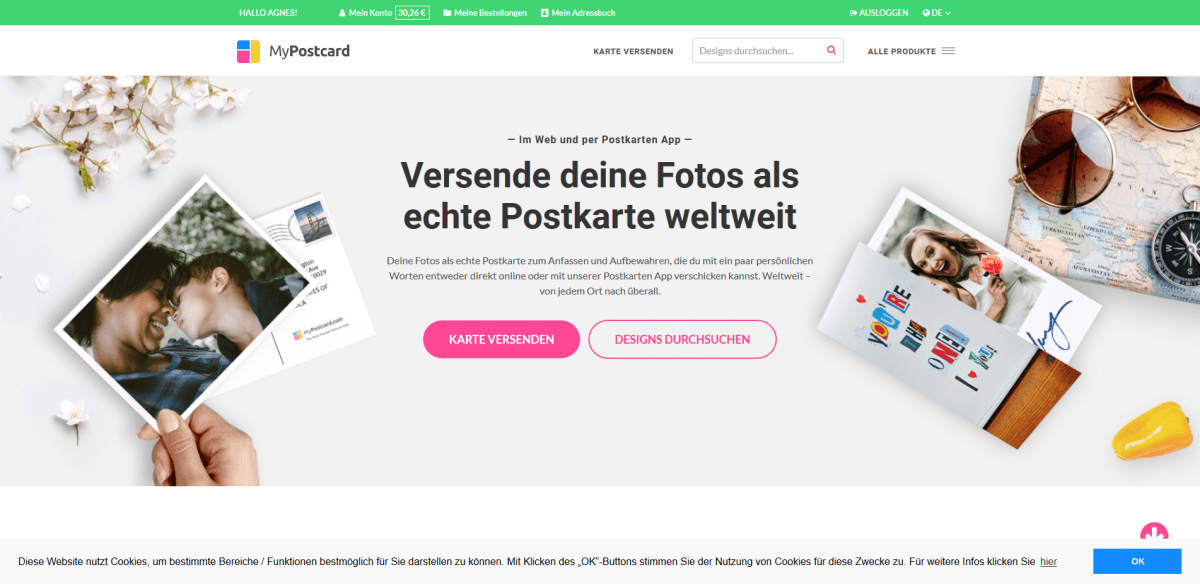 Werbung App Mypostcard So Kommen Eure Kartengrusse Gut An Zwillingsratgeber